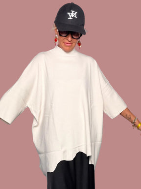 Maglia Mezzo Collo Pipistrello