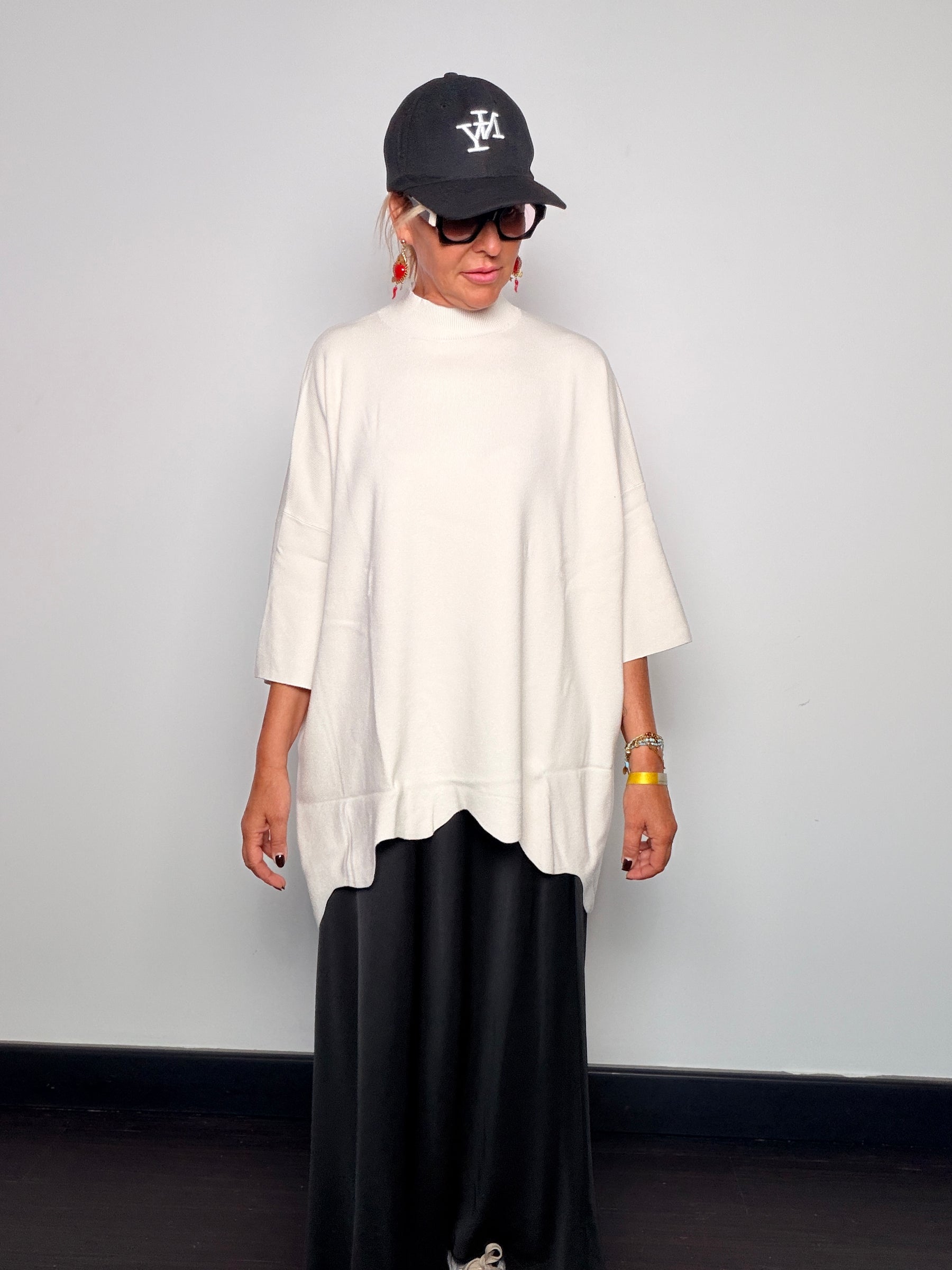 Maglia Mezzo Collo Pipistrello