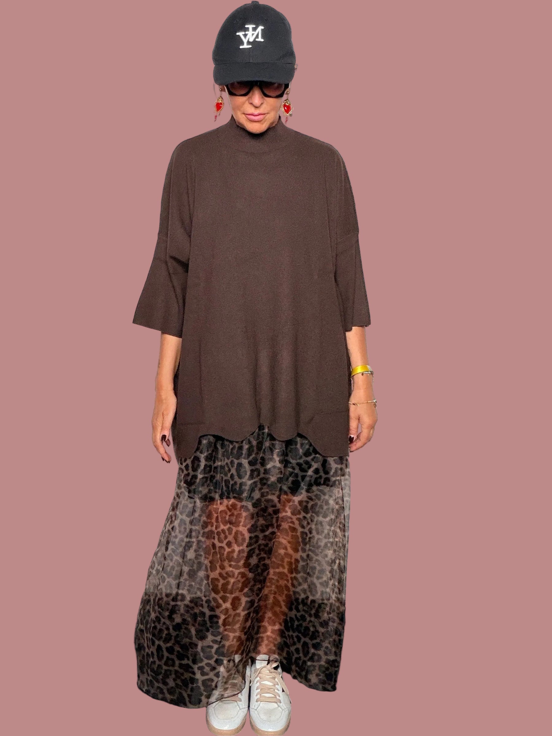 Maglia Mezzo Collo Pipistrello