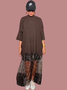Maglia Mezzo Collo Pipistrello