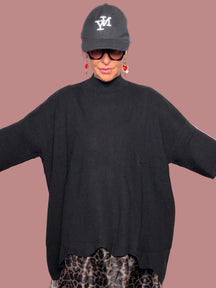 Maglia Mezzo Collo Pipistrello