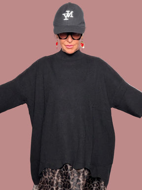 Maglia Mezzo Collo Pipistrello