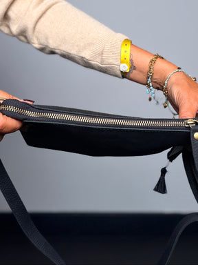 Borsa Crossbody Pelle Borchie