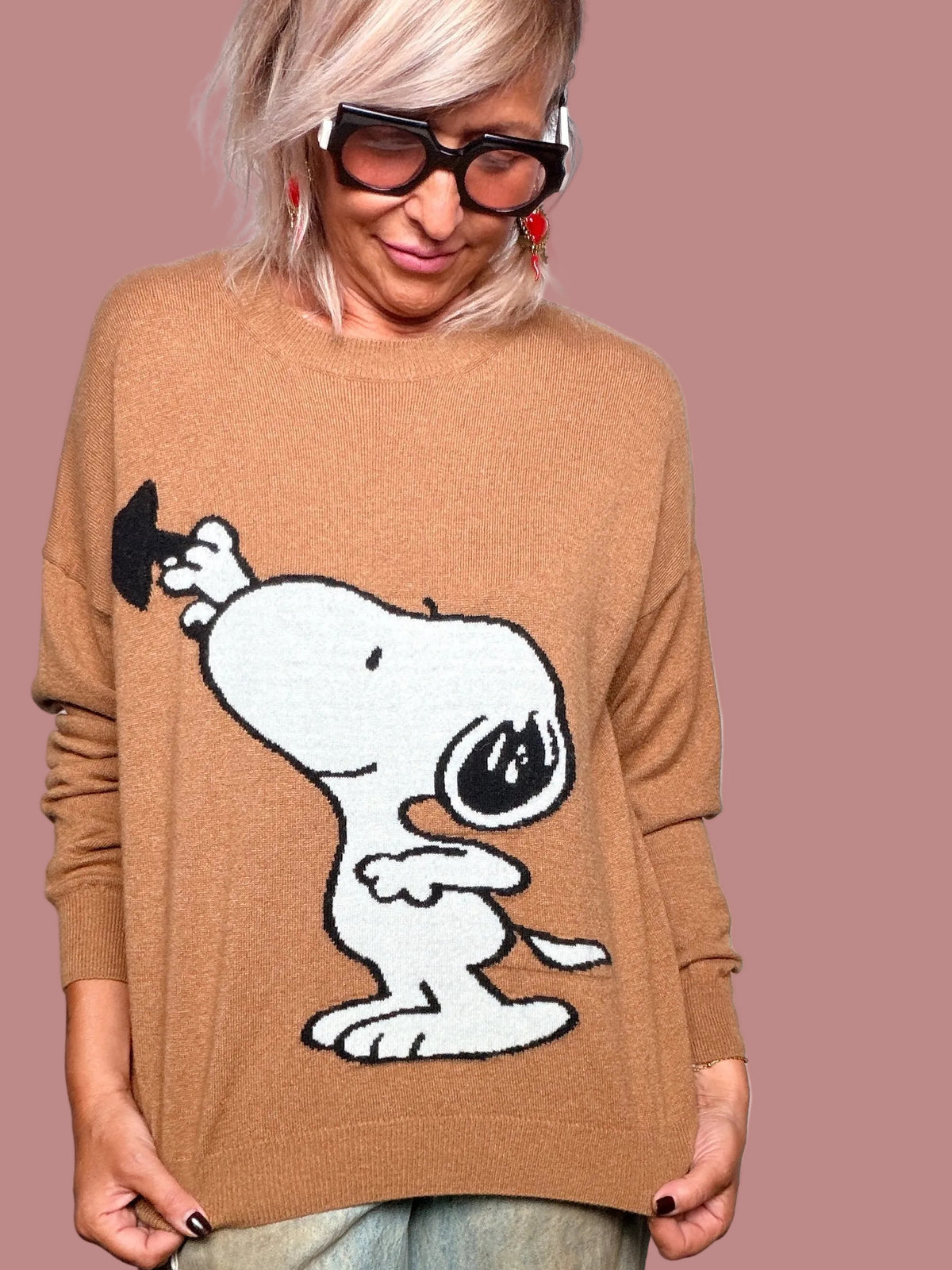Maglia Girocollo con Intarsio — Souvenir