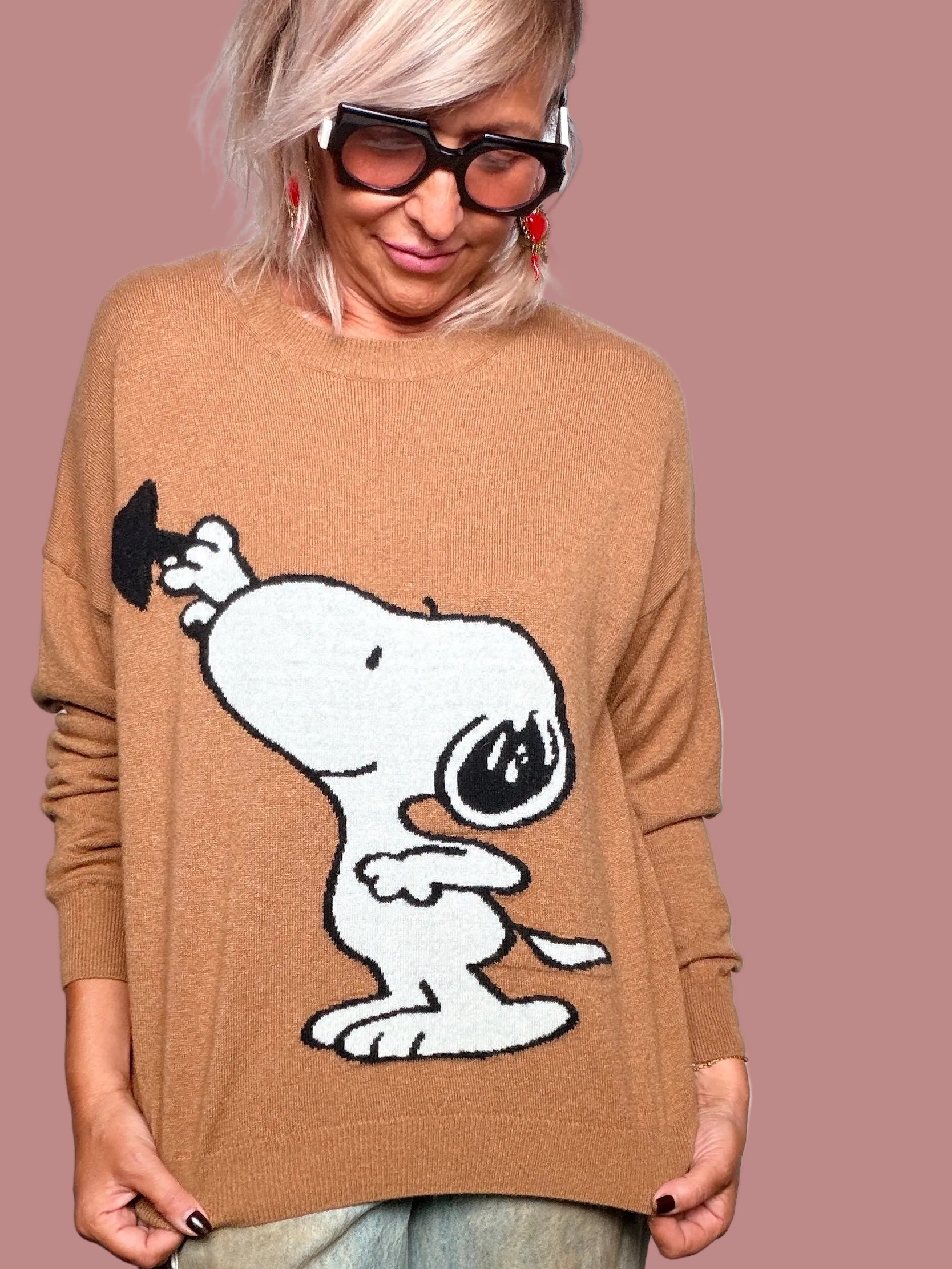 Maglia Girocollo con Intarsio — Souvenir