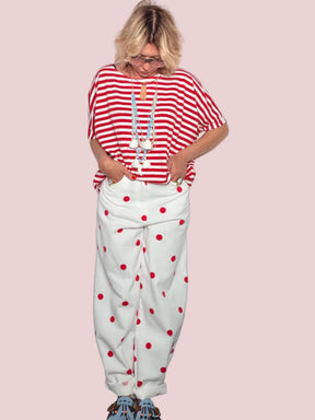 Jeans Leggeri a Pois