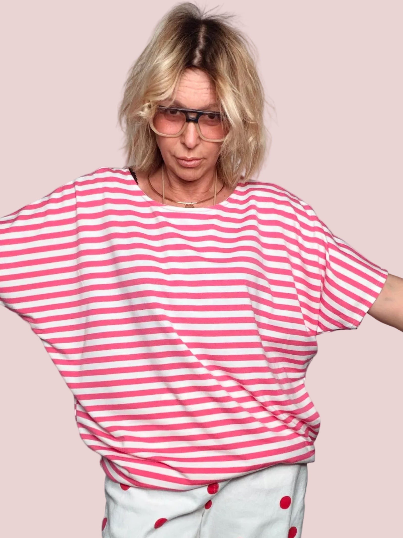 Maglia Over a Righe
