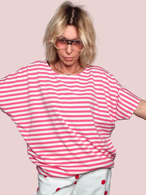 Maglia Over a Righe