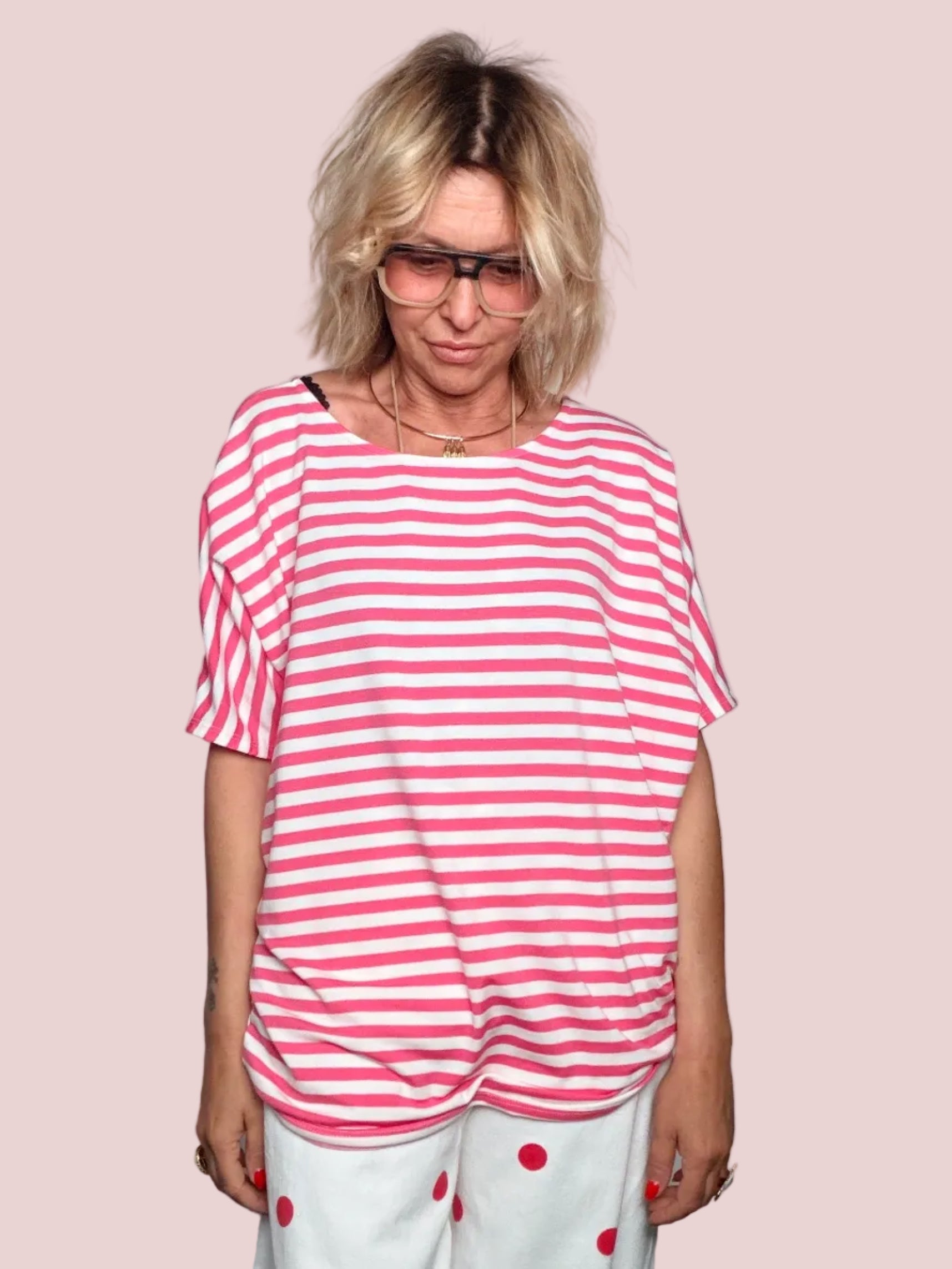 Maglia Over a Righe