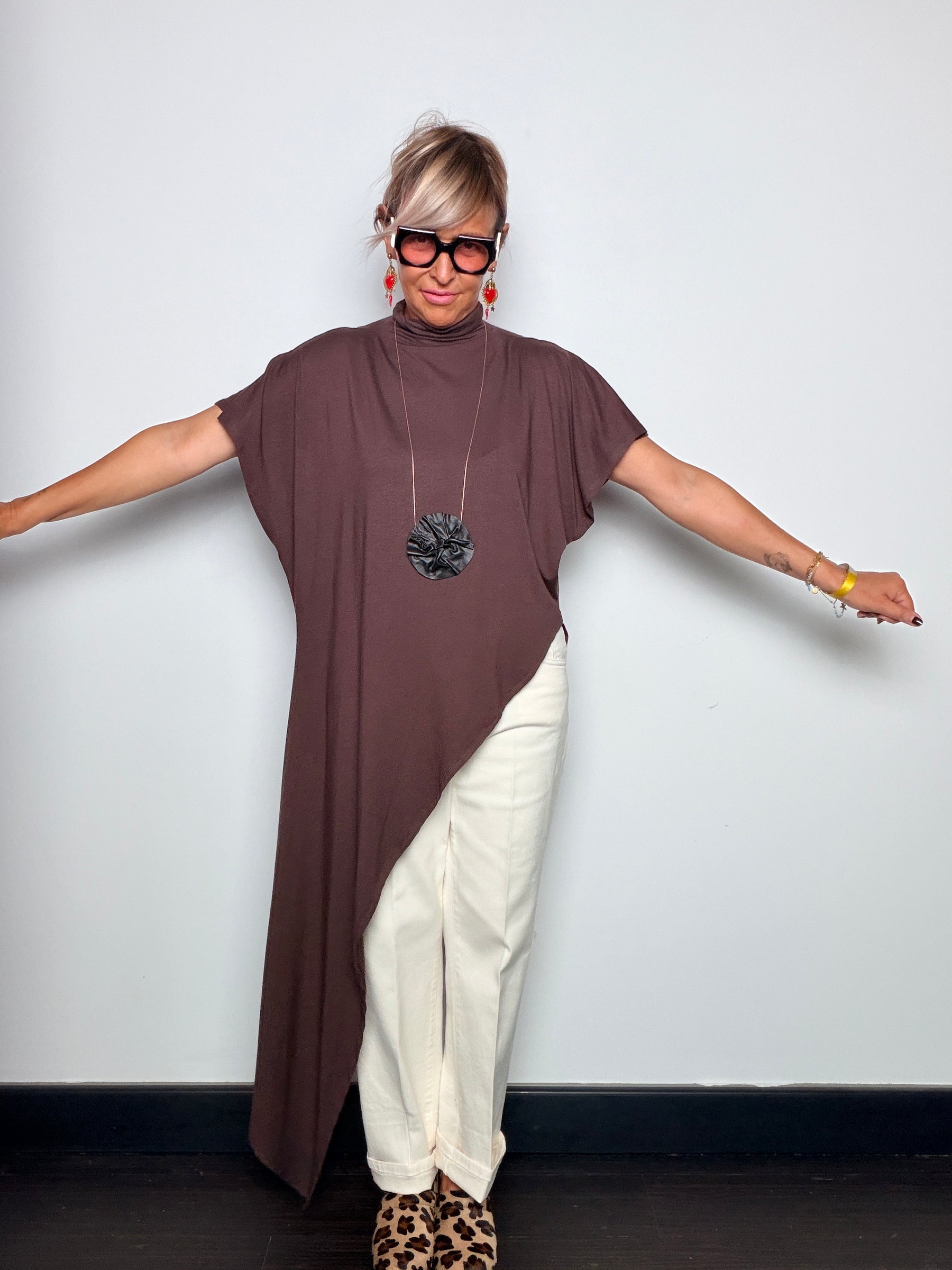 Maxi T-shirt Oversize in Cotone — PHILIA LOFT