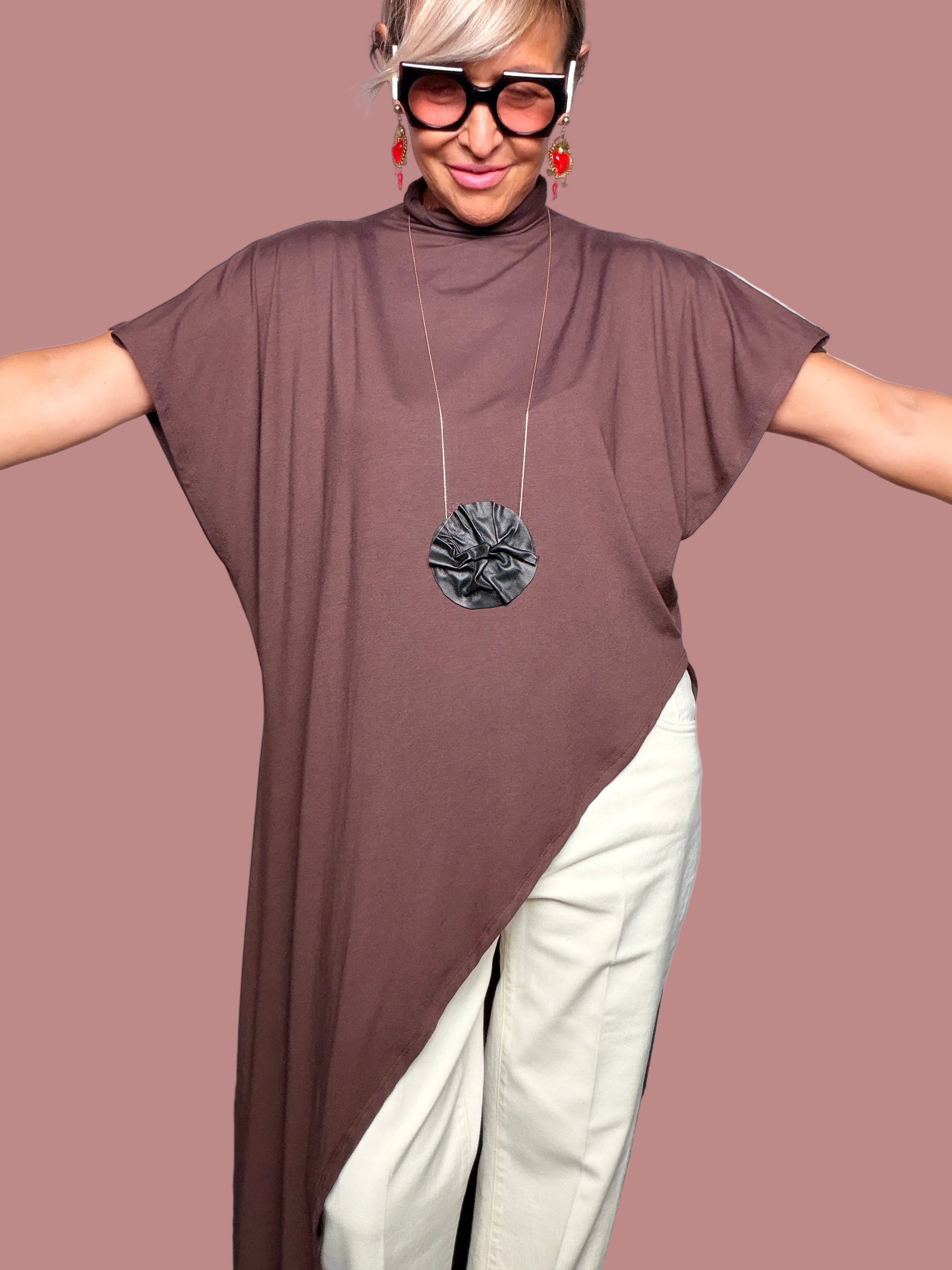 Maxi T-shirt Oversize in Cotone — PHILIA LOFT