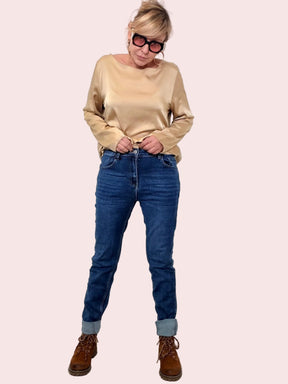 Jeans skinny super elasticizzato effetto seconda pelle