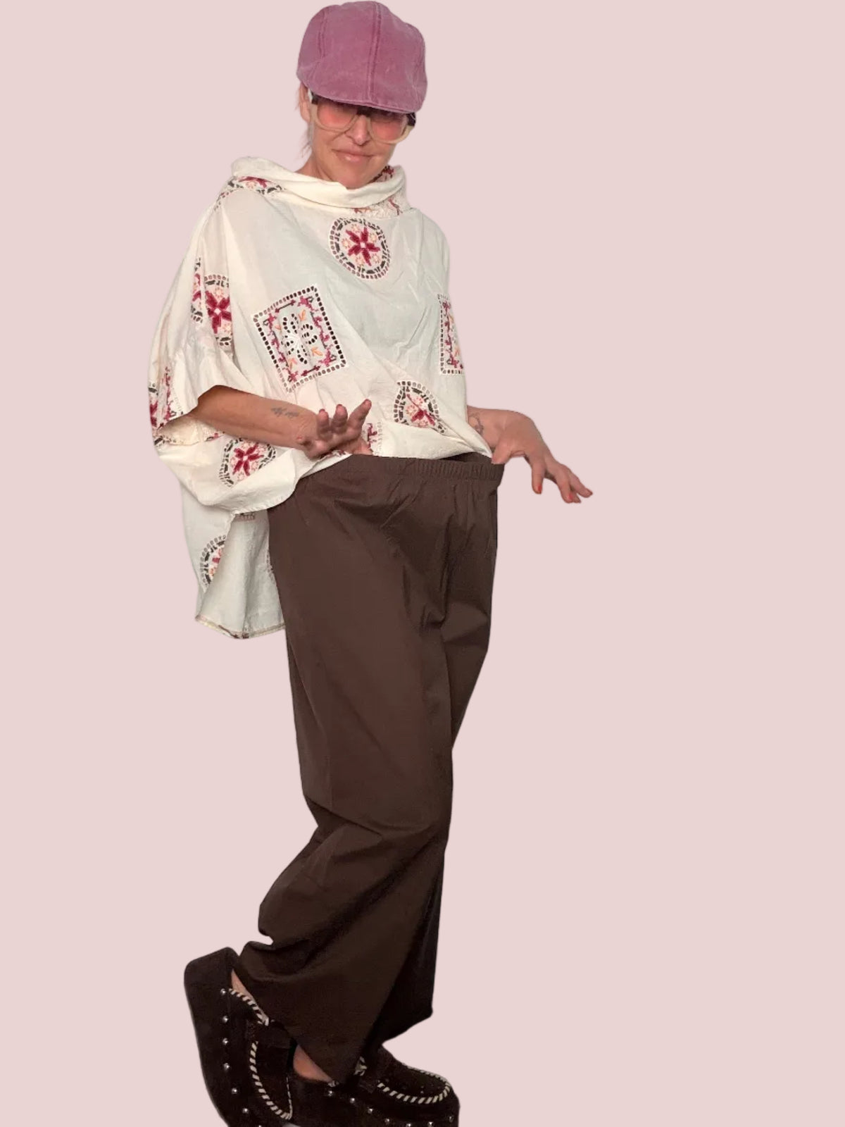 Pantalone Ovetto in Tessuto Paracadute