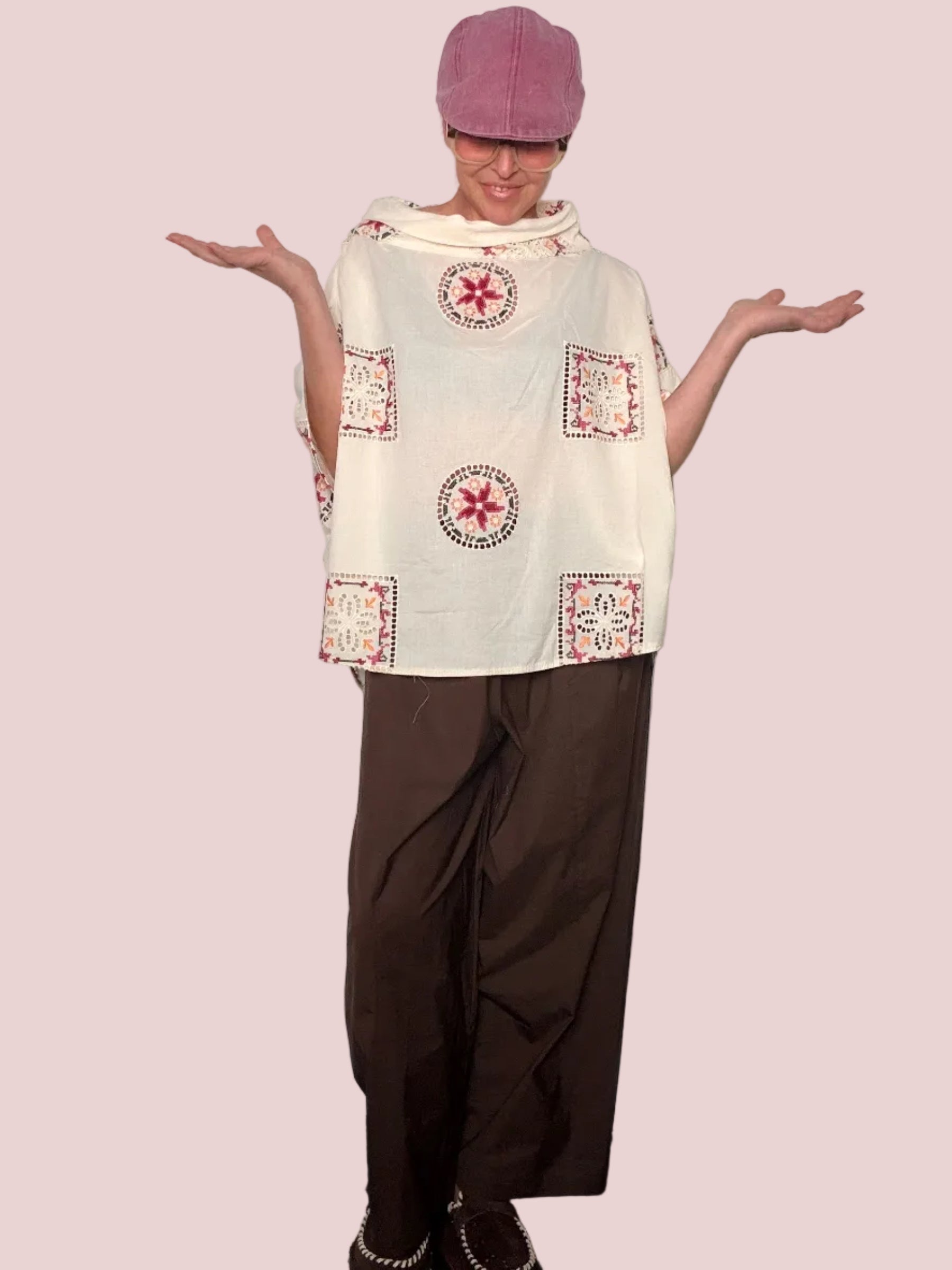 Pantalone Ovetto in Tessuto Paracadute