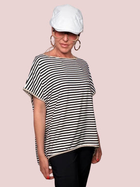 Maglia a Righe con Bordino Lurex