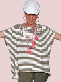 Maglia a Righe con Bordino Lurex (Copia)