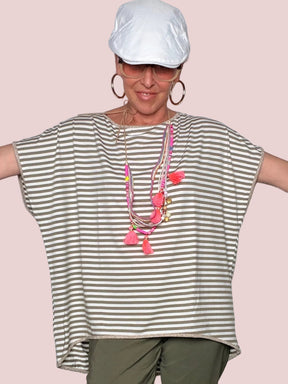 Maglia a Righe con Bordino Lurex