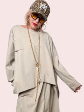 Maglia Over Punto Milano Asimmetrica