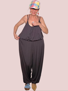 Tuta Jumpsuit Harem in Viscosa