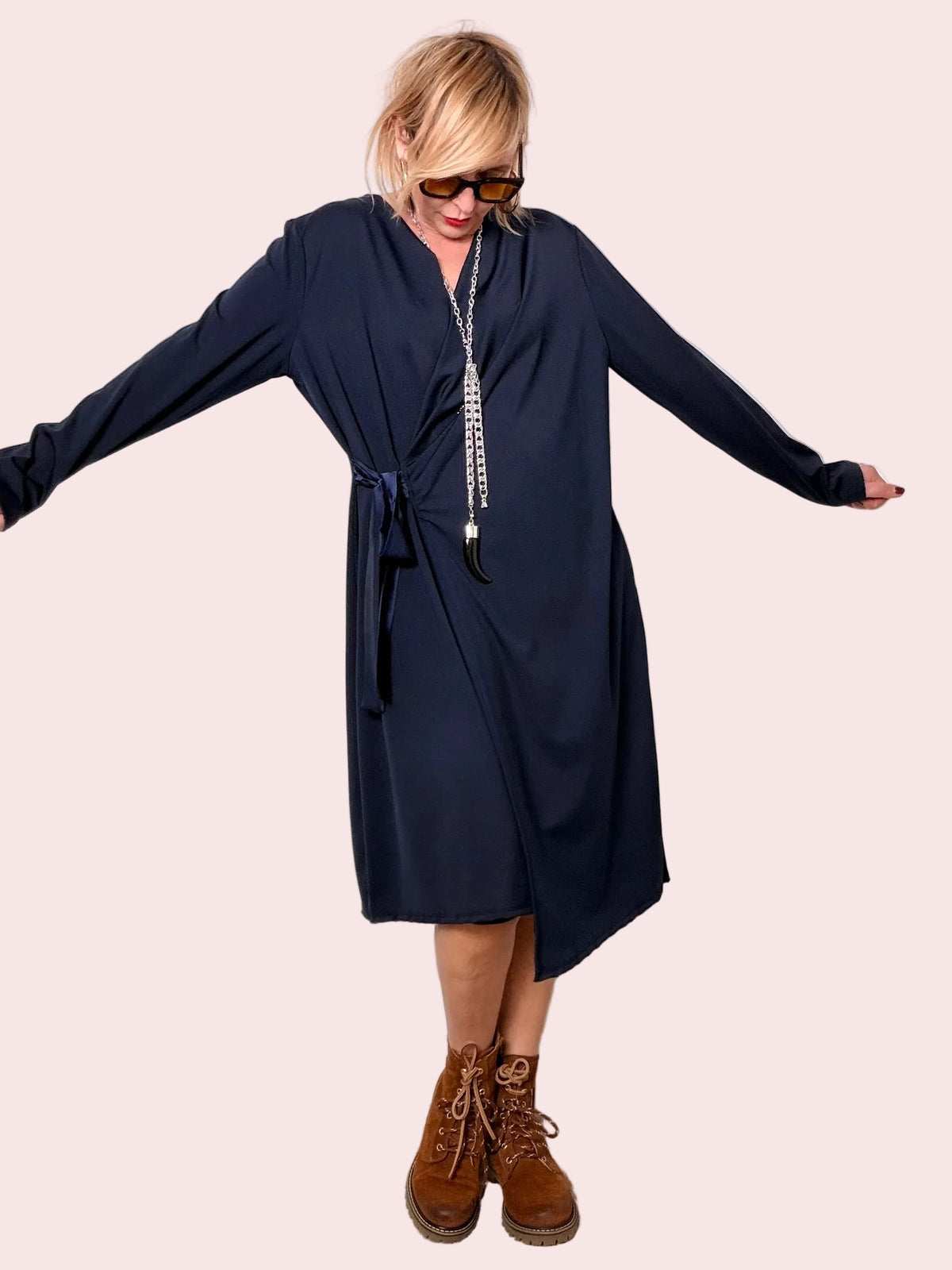 Abito Over con Incrocio