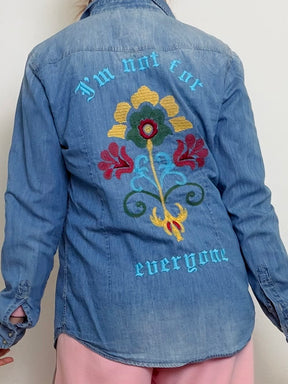 Camicia in Denim Ricamata – Spirito Libero Edition