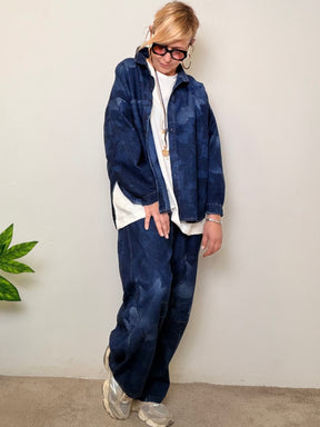 Camicia Over Effetto Denim – Morbida, Cool e Super Versatile