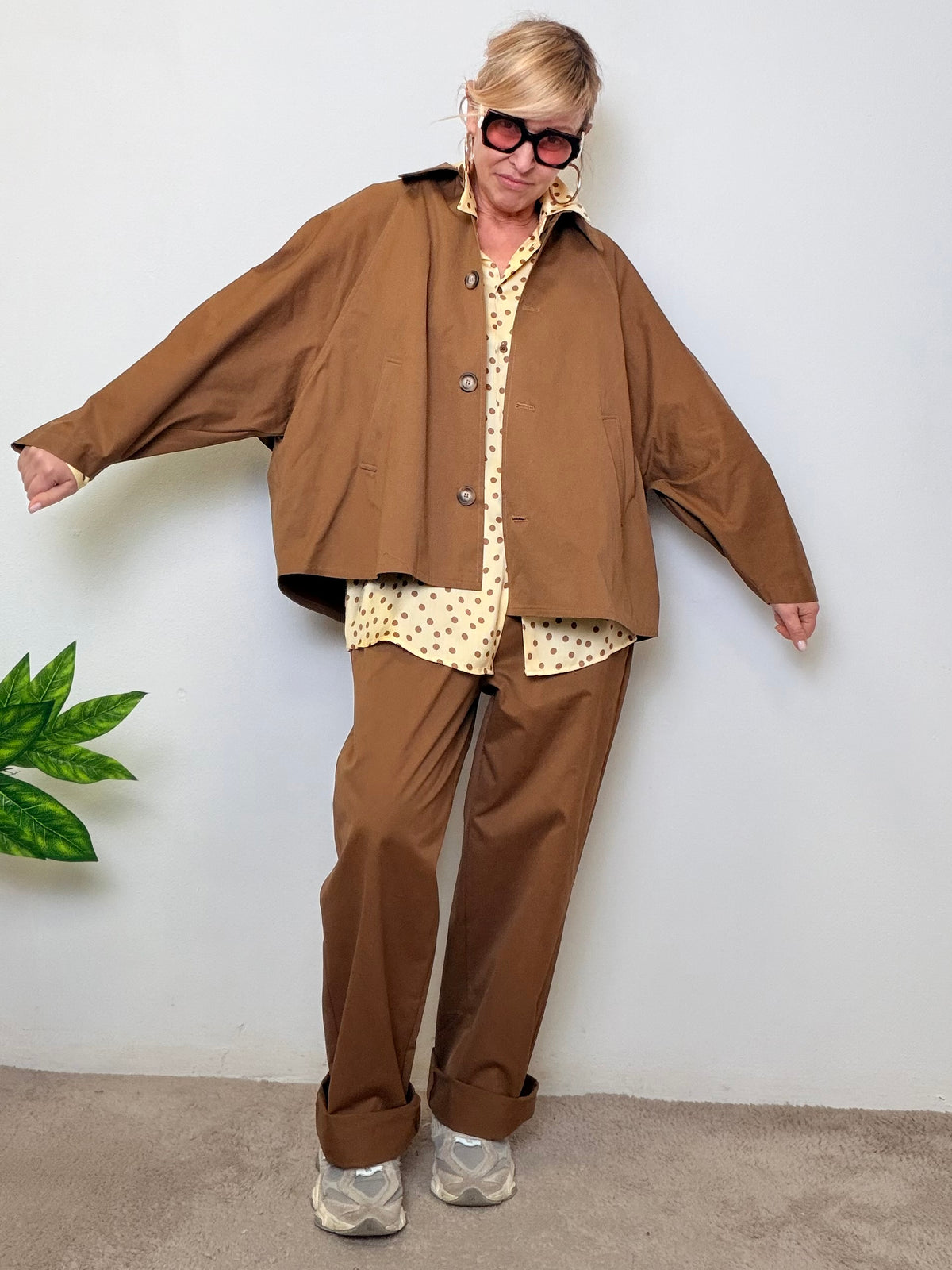 Giacca Over Cropped – Chic Rilassato con Stile