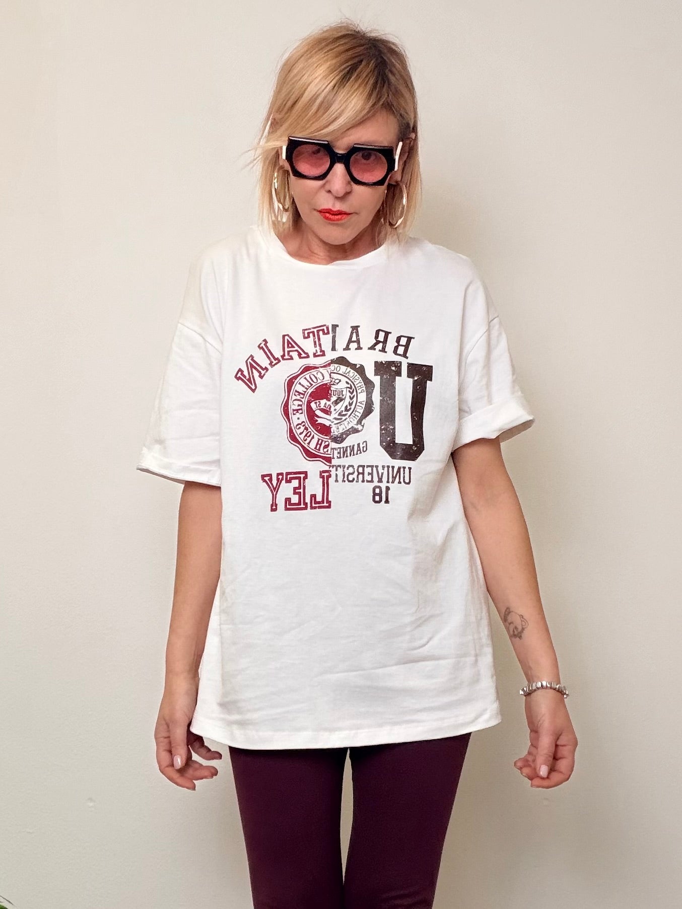 T-shirt Over “Varsity Mood”