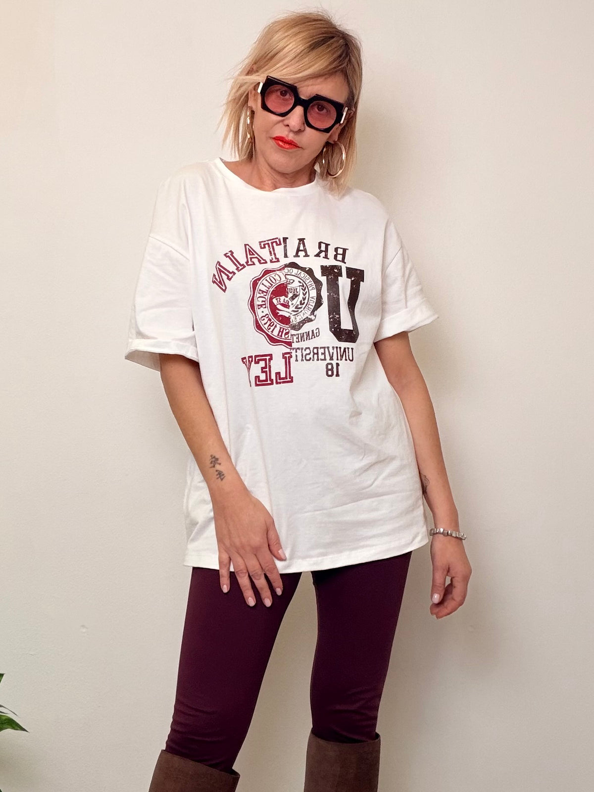 T-shirt Over “Varsity Mood”