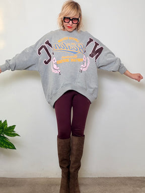 Felpa Over “College Vibes”