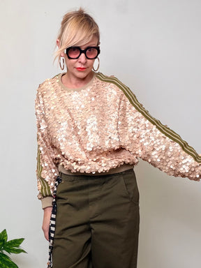 Maglia in Paillettes “Soft Glam Rebel”