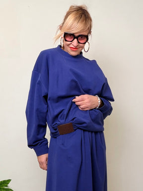 Felpa Drappeggiata “Cool Twist”