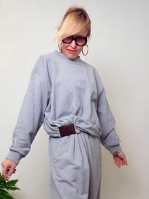 Felpa Drappeggiata “Cool Twist”