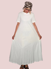 Abito Maxi T-shirt in Cotone