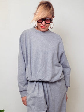 Felpa Drappeggiata “Cool Twist”