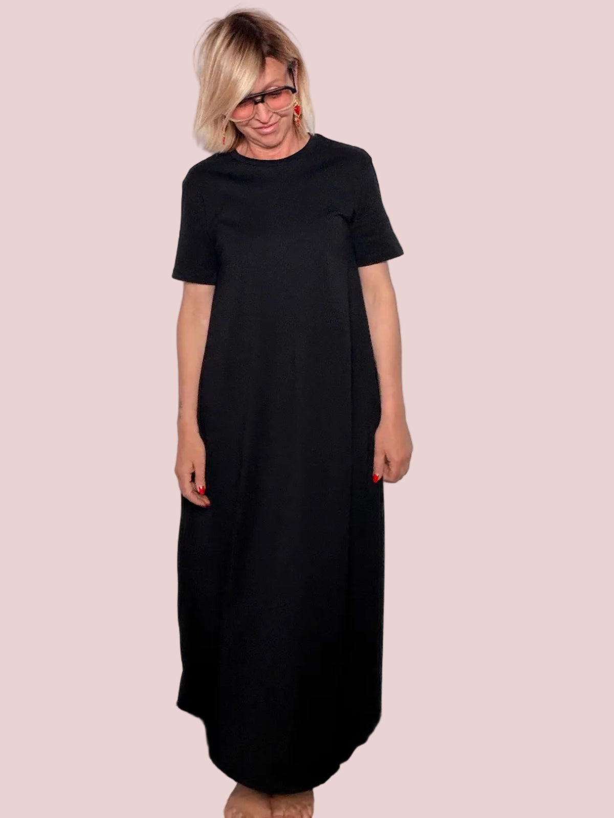 Abito Maxi T-shirt in Cotone