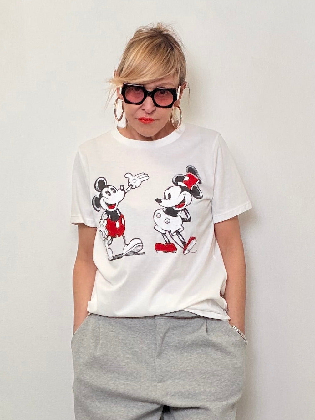 T-Shirt Stampata “Iconic Mood”