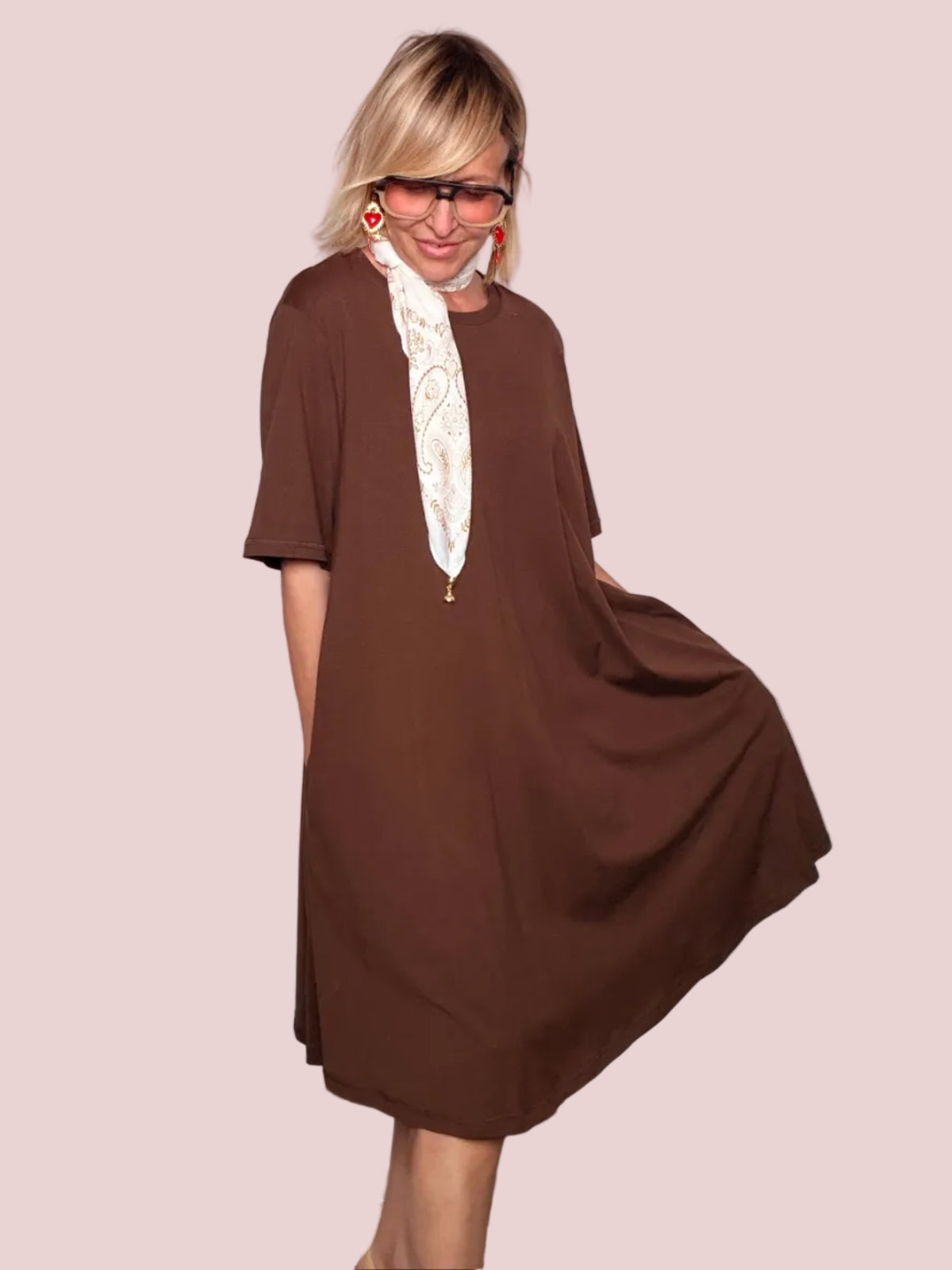 Abito Oversize Cioccolato