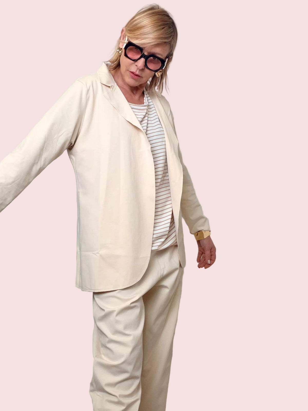 Giacca in Punto Milano – Chic rilassato con anima comfy ✨