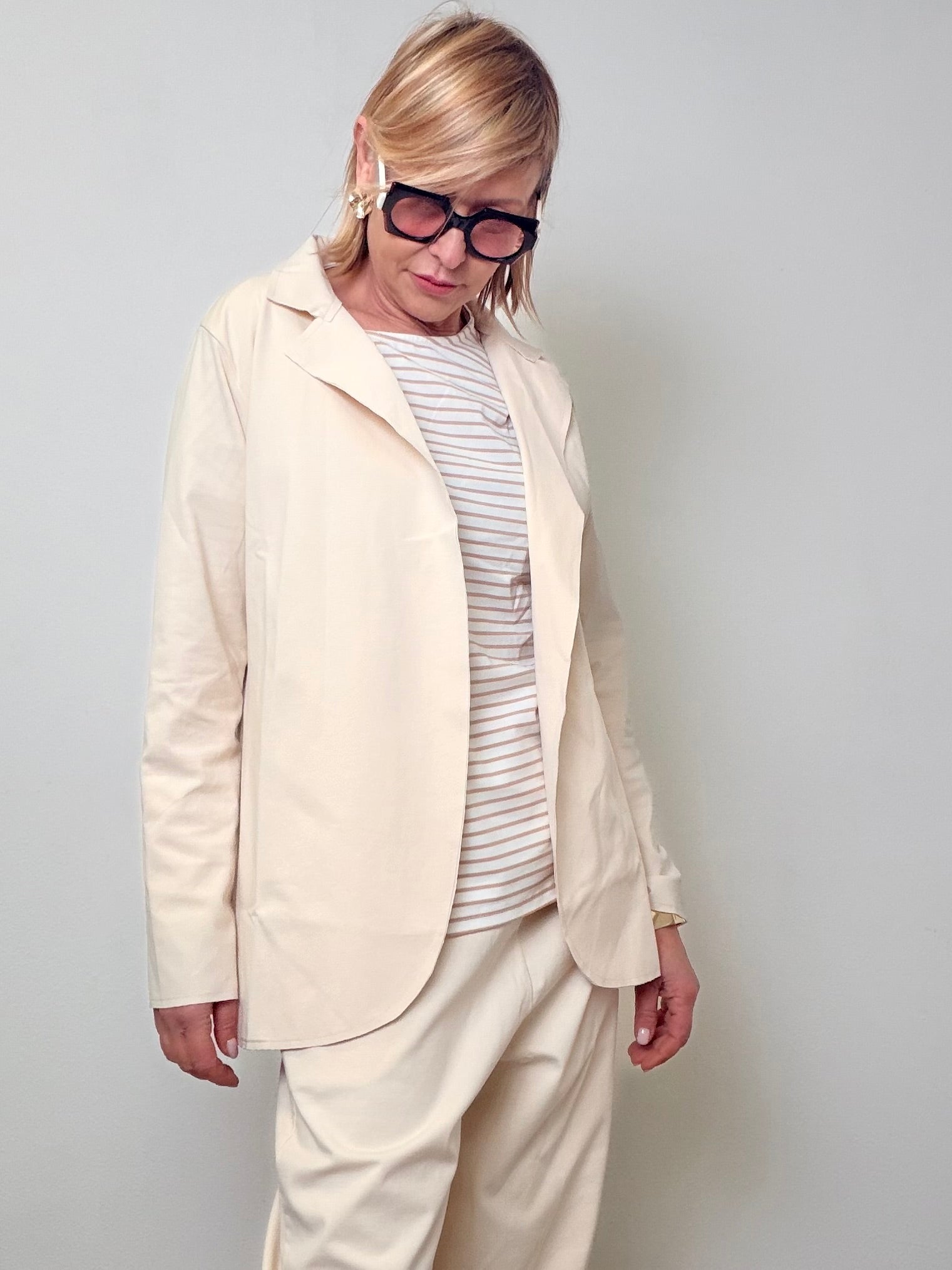 Giacca in Punto Milano – Chic rilassato con anima comfy ✨