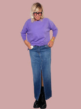 Gonna lunga in denim Deja Vu