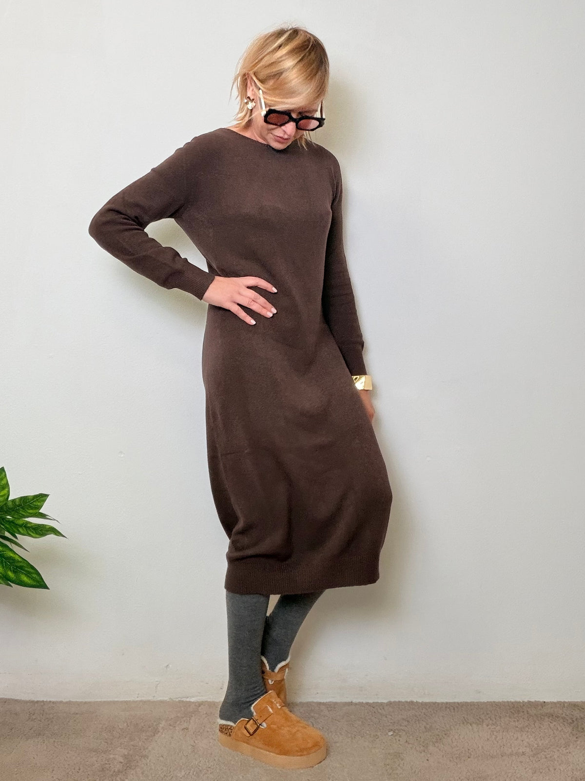 Abito in maglia essenziale e super confortevole