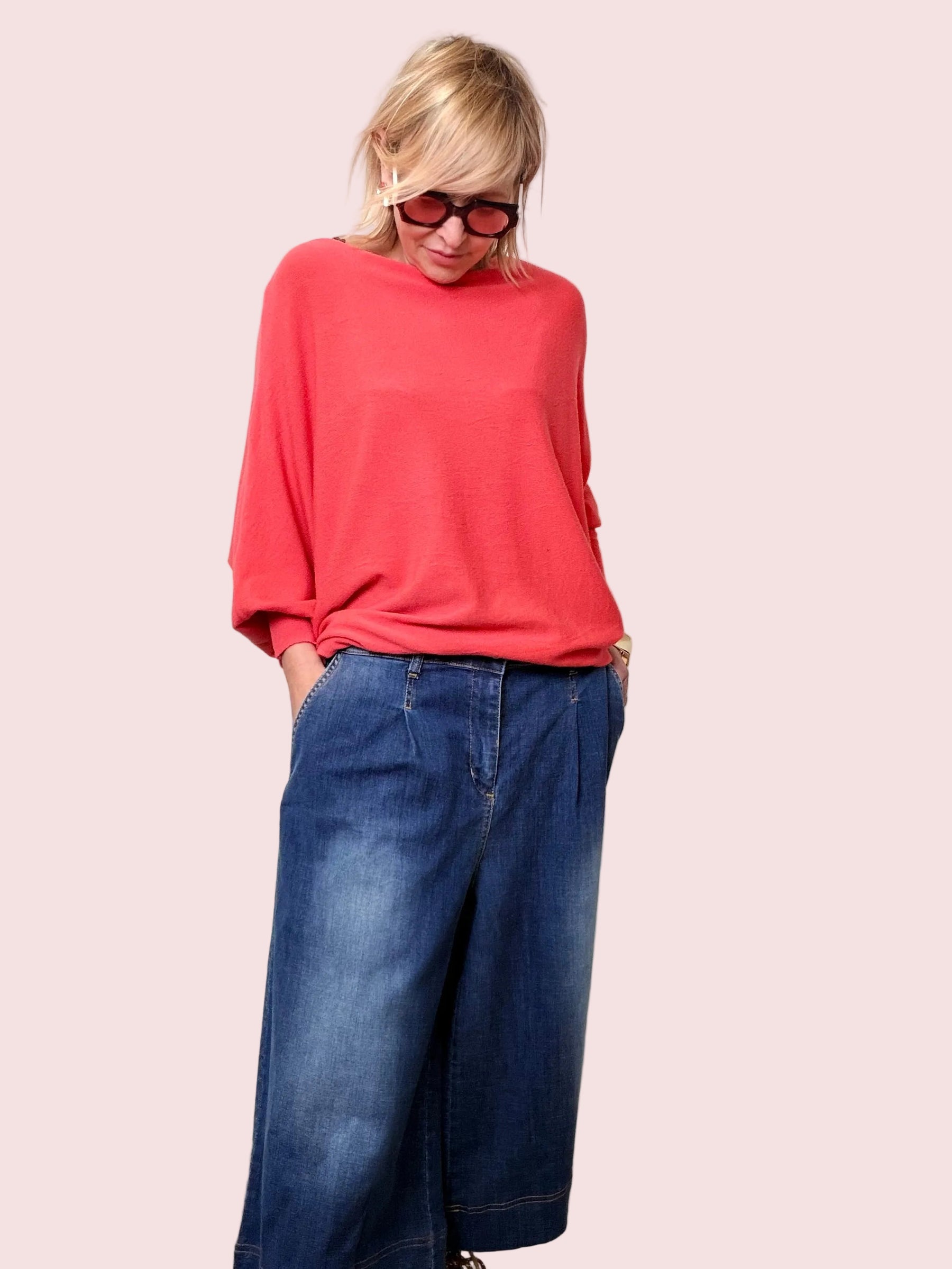 Bermuda Over in Denim – Cool & Comfy