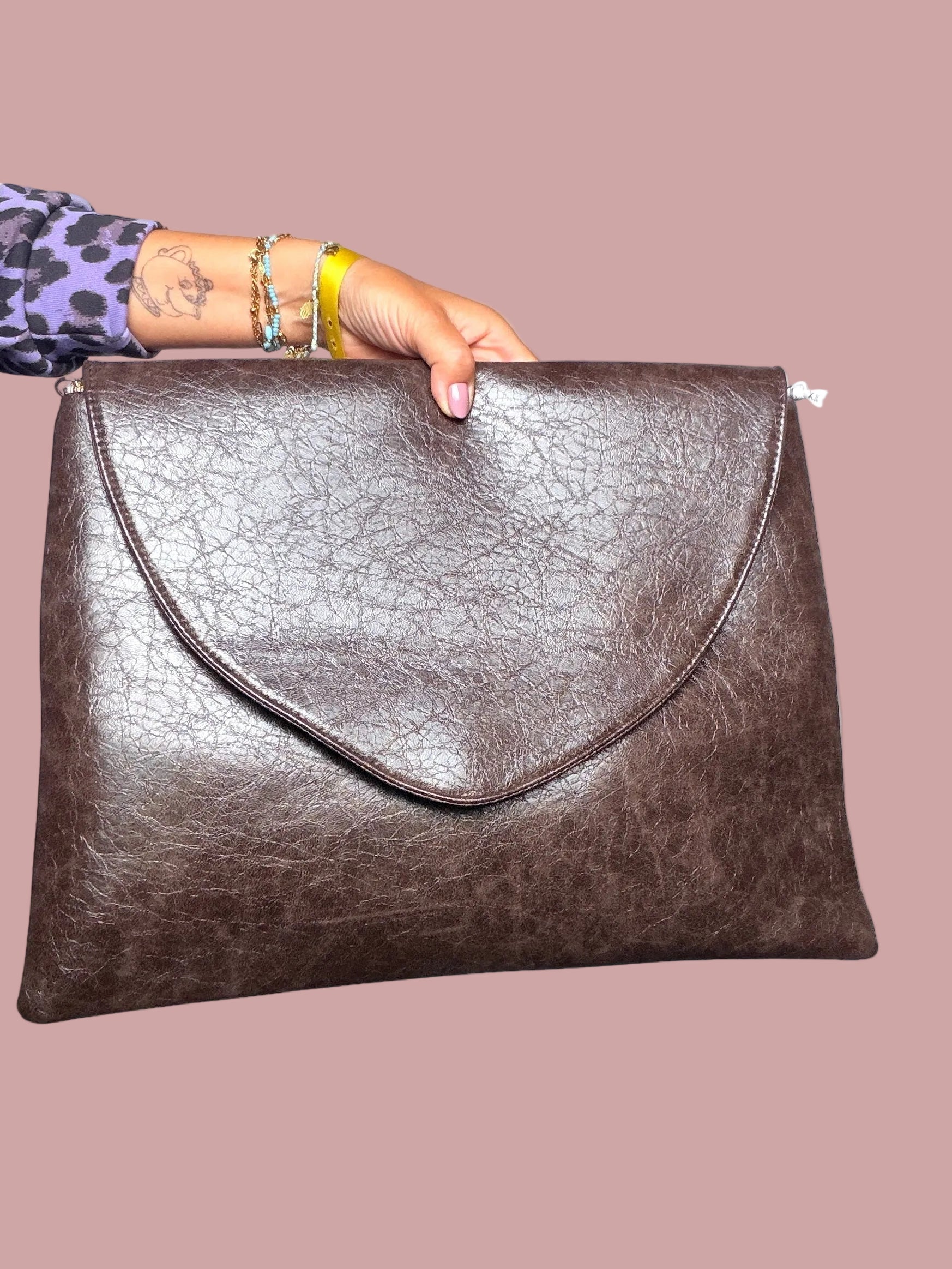 Borsa Busta Maxi Bordeaux – Catena Argentata