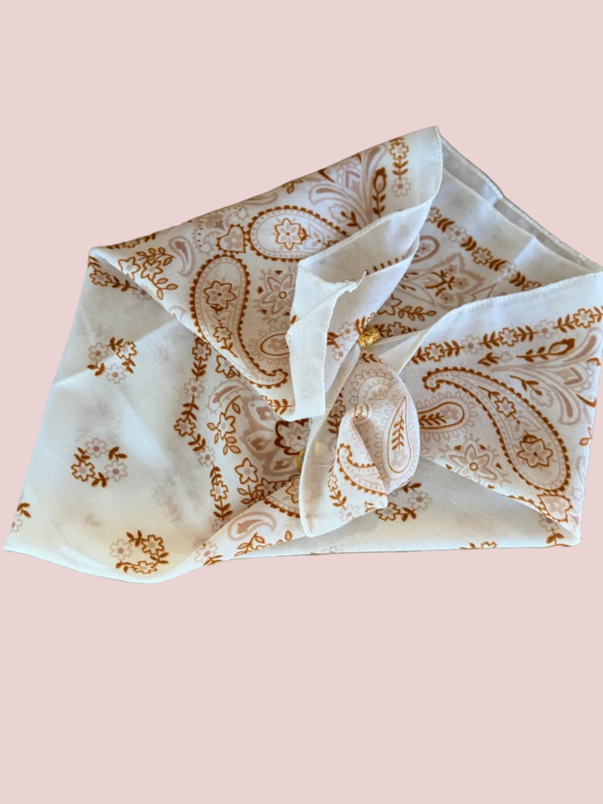 Foulard Paisley Avorio