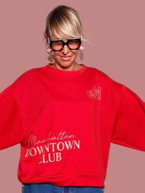 Felpa Over Downtown Club