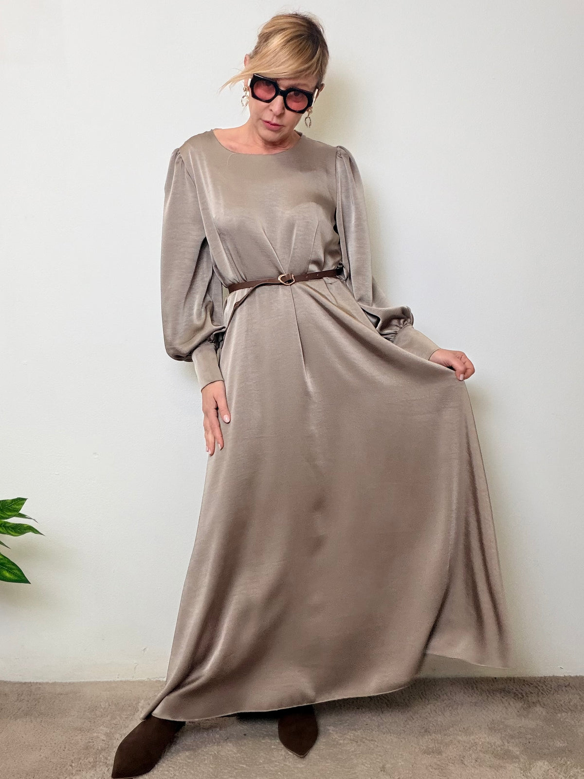 Abito Satin Soft Elegance