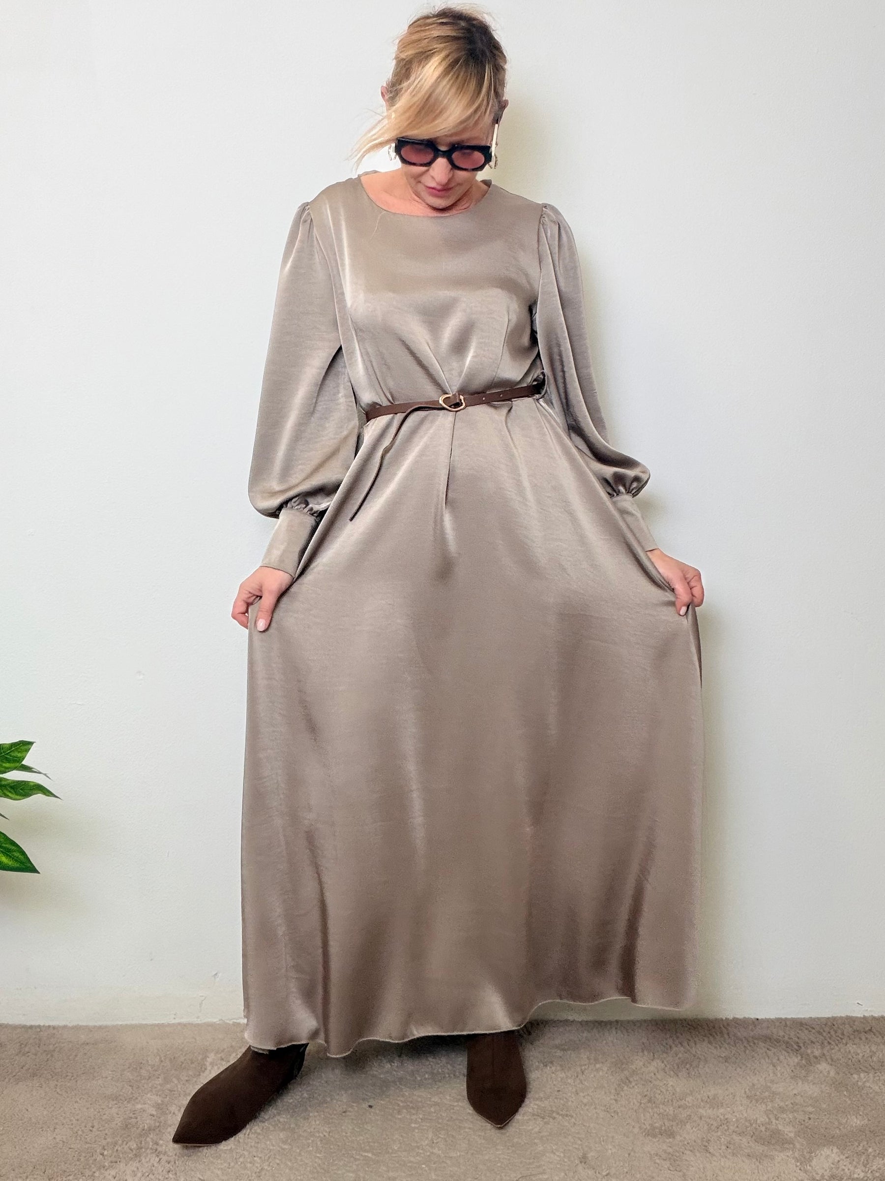 Abito Satin Soft Elegance