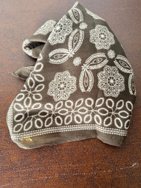 Foulard Paisley Avorio