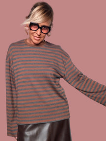 Maglia Over a Righe